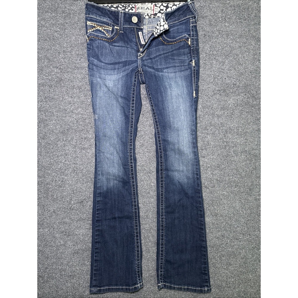 Ariat Women's Real Denim Jeans, Size 26R, Low Rise, Boot Cut, Dark Wash